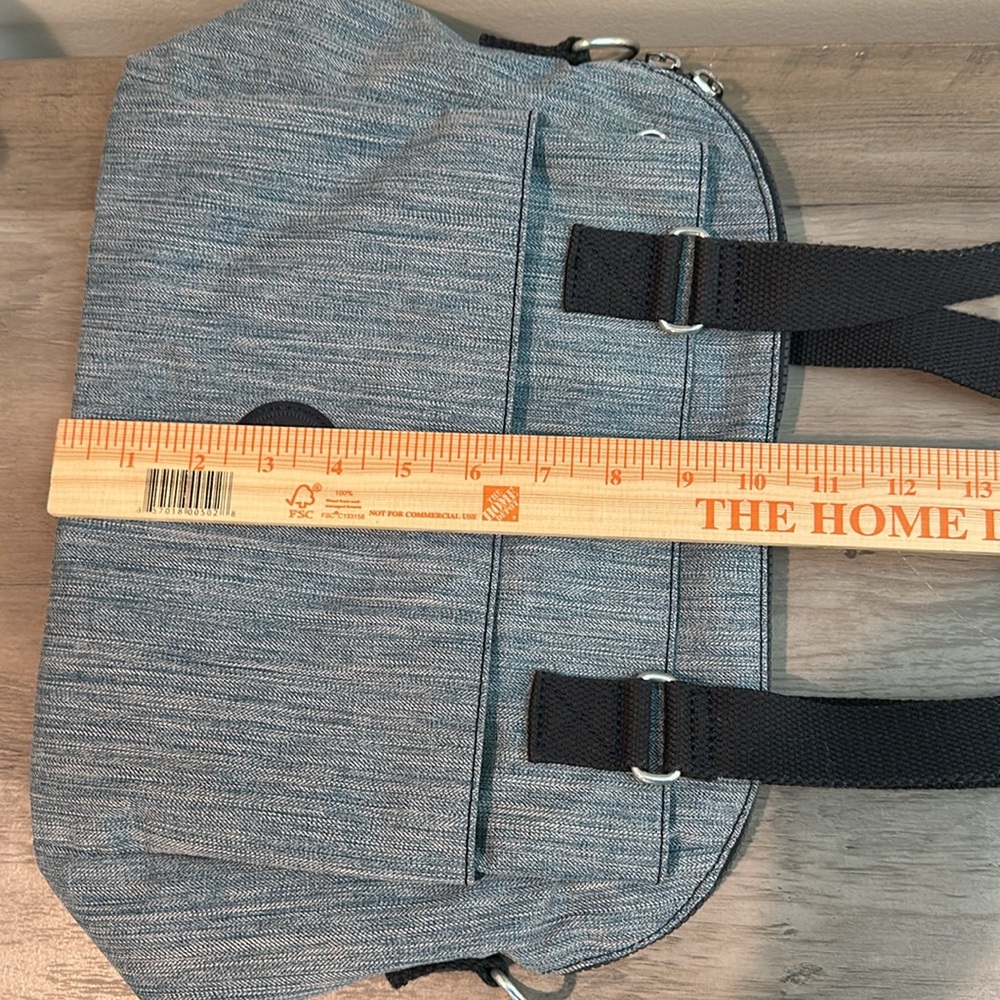 Kipling Denim Look Shoulder Bag - Picture 12 of 14
